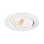 SLV New Tria 68 Spot Aluminium Wit Rond 8.3W 705lm 38D - 927 Zeer Warm Wit | Zaagmaat 68mm -  Beste Kleurweergave - Dimbaar 