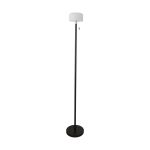 Eglo Vloerlamp Montapalma-L Solar Staal Zwart 2W 190lm - 830 Warm Wit | IP54 - Dimbaar - USB-C