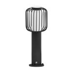 Eglo Sokkel Lamp Ravello Staal Zwart | IP44 - Geschikt voor 1x E27
