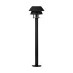 Eglo Sokkel Lamp Chiappera Staal Zwart | 330mm - IP54 - Geschikt voor 1x E27
