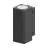 Ledvance Wandlamp Urban Vario Aluminium Zwart Up & Down 27W 2700lm - 830-840 CCT | IP65 - Dali Dimbaar