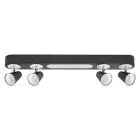 Ledvance LED Decor Spot Neptune Staal Zwart 27W 1280lm - 830 Warm Wit