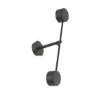 Emibig Wandlamp Natsu Staal Zwart | Geschikt voor 2x GX53 - Max 12W