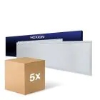 Voordeelpak 5x Noxion LED Paneel Ecowhite V4.0 28W 3360lm - 830-840-865 CCT | 120x30cm - UGR 