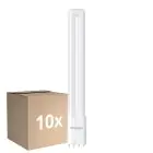 Voordeelpak 10x Noxion Lucent PL-L LED 11.9W 1500lm - 840 Koel Wit | 4-Pin - Vervangt 24W