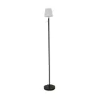 Eglo Vloerlamp Montapalma-L Solar Staal Zwart 2W 190lm - 830 Warm Wit | IP54 - Dimbaar - USB-C