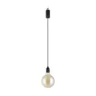 Eglo Hanglamp Vignanello Zwart 827 Zeer Warm Wit | IP44 - Werkt Op Batterijen