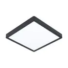 Eglo Plafondlamp Argolis 2 Staal Zwart 20W 2400lm - 830 Warm Wit | IP44
